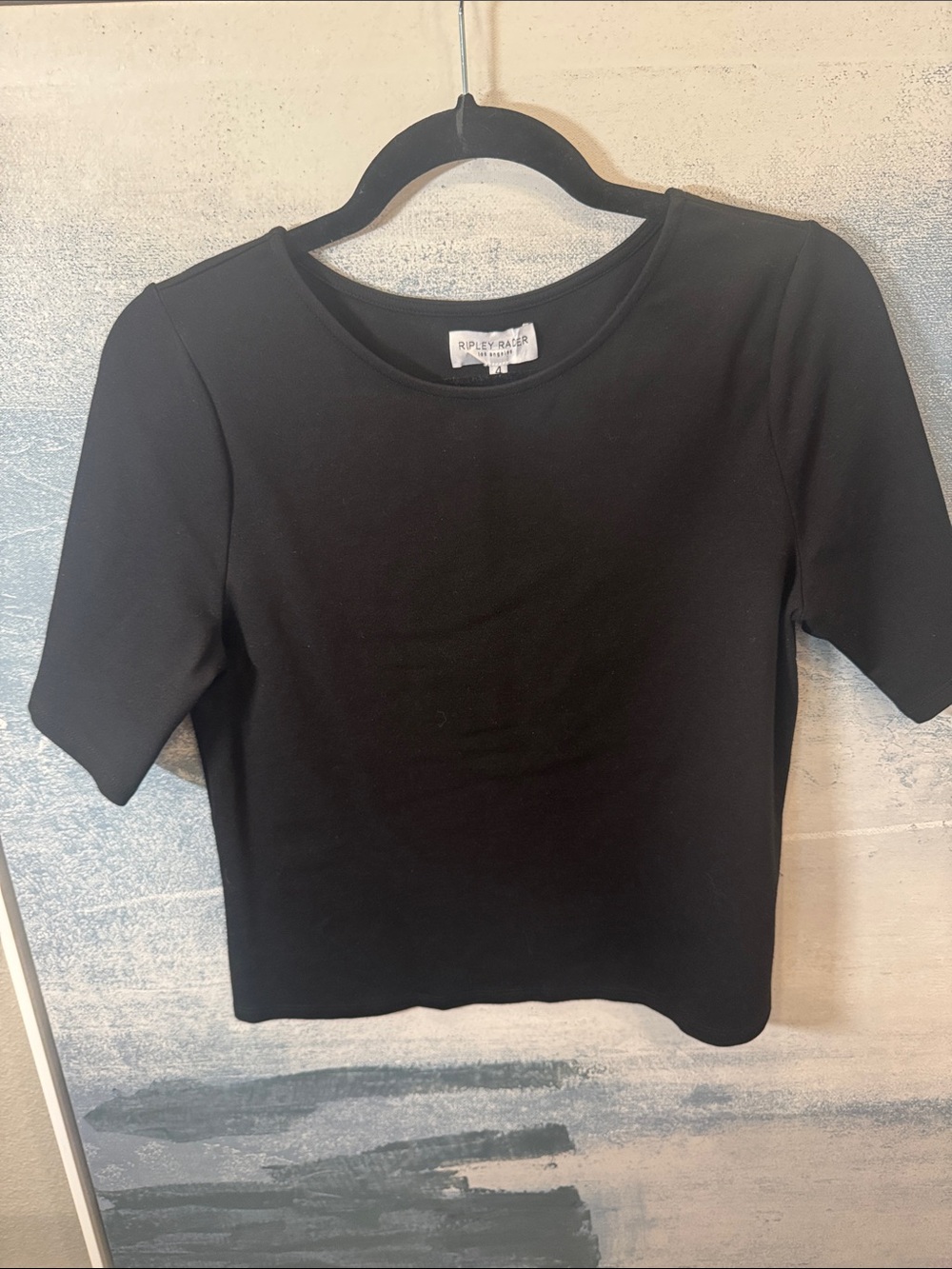 Ripley Rader Short Sleeve Extended Top - Black